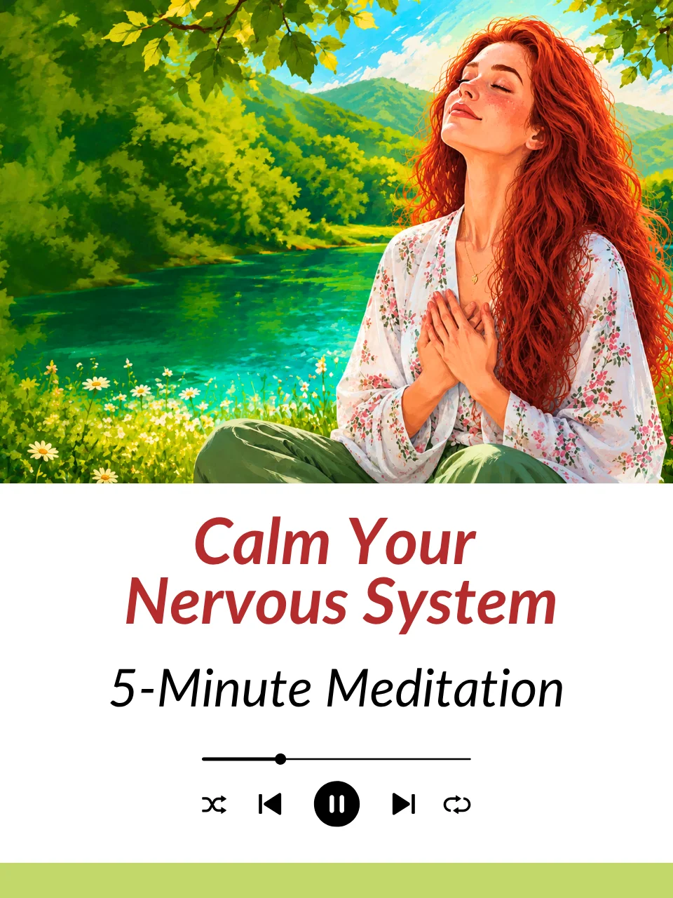 Calm Your Nervous System Meditation — Relax & Reset | MP3 Download product image (1)