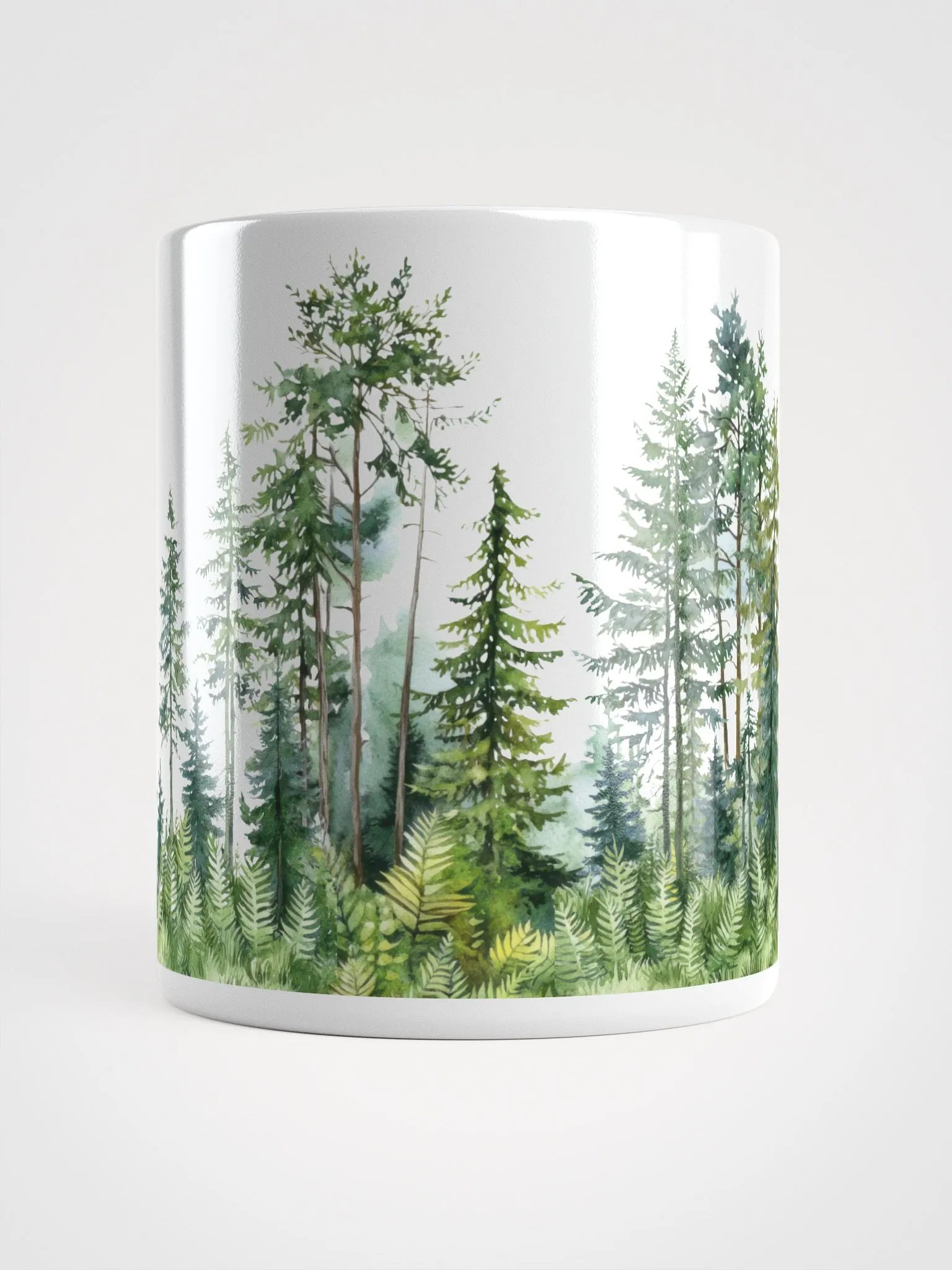 Enchanted Forest White Glossy Mug product image (2)