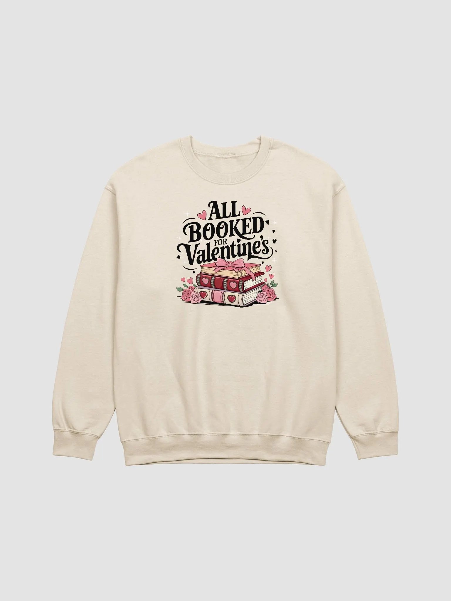 All Booked for Valentine’s Love Sweatshirt product image (9)