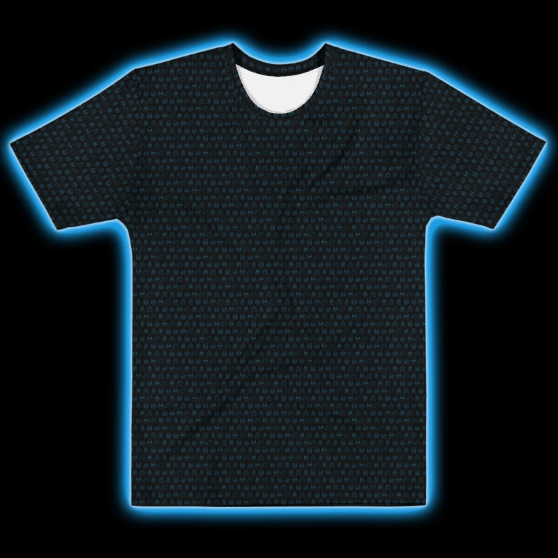 Synthesis Icons T-Shirt - (7 Iconic Synth Knobs) SAPPHIRE product image (1)