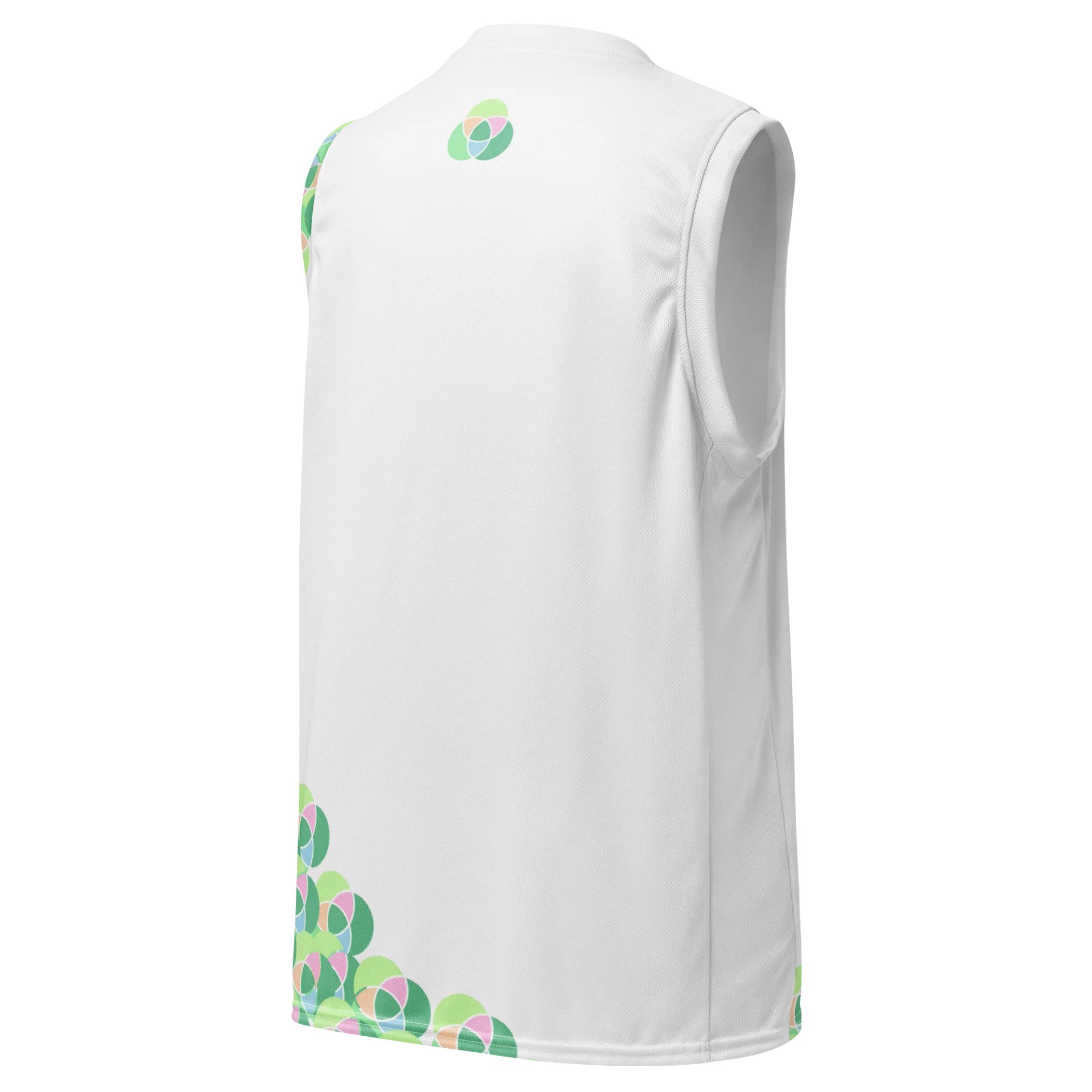 O2G All-Over Print Recycled Basketball Jersey — Signal in Motion product image (3)