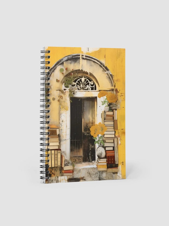 Yellow Doorway Spiral Notebook product image (1)