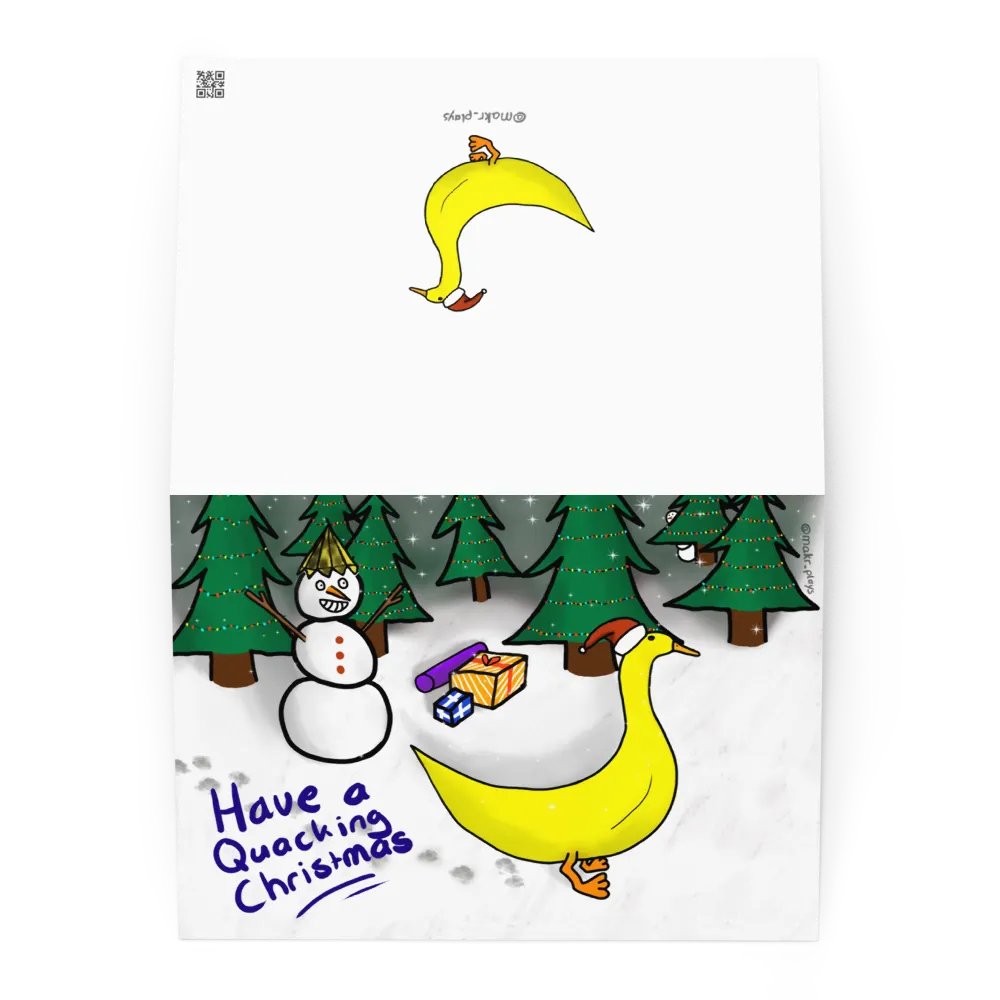 Have a Quacking Christmas Greeting Card product image (3)