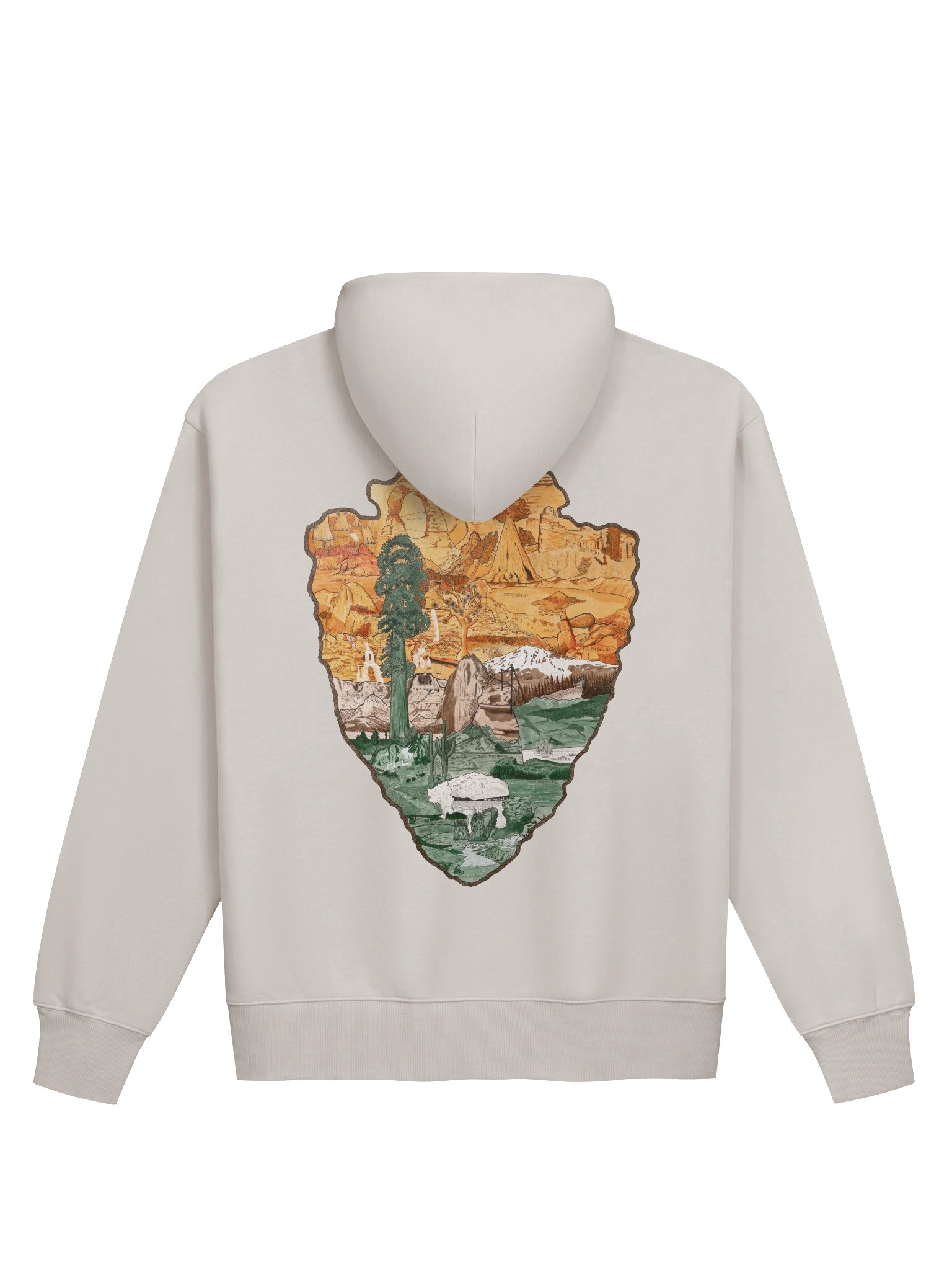 "One Wild Symphony" heavy zip-up hoodie product image (2)