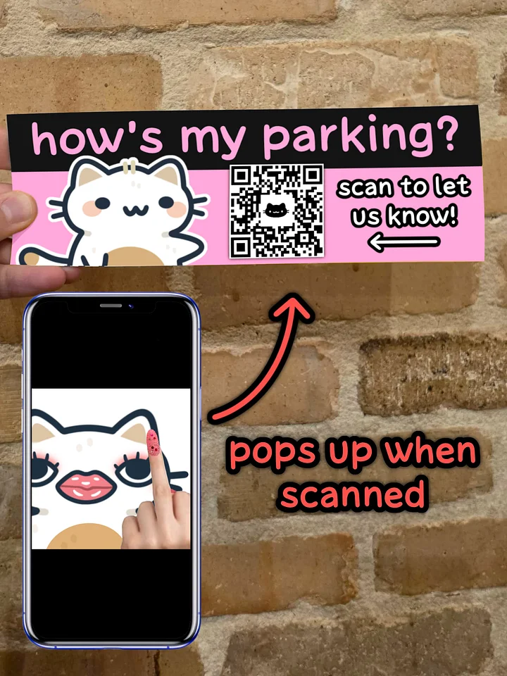 Hows My Parking? Bumper Magnet product image (1)