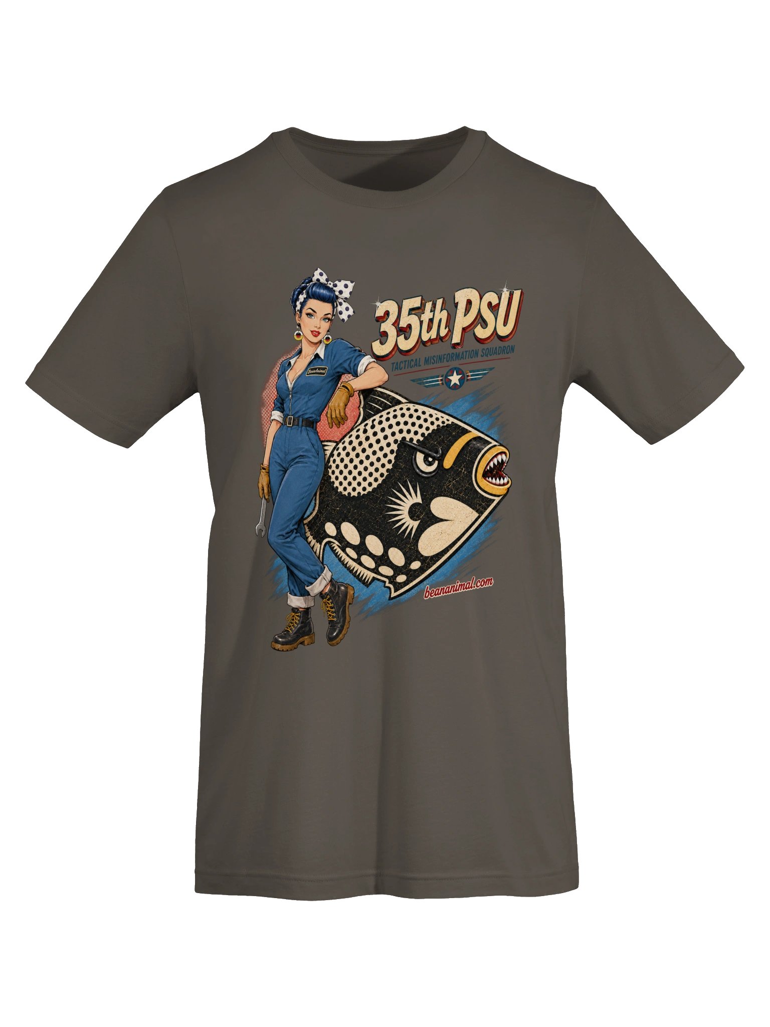 BeanAnimal 35th PSU Triggerfish Mechanic Tee product image (5)