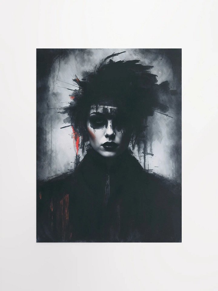 Ink Noir: Moody Portrait Matte Poster product image (1)