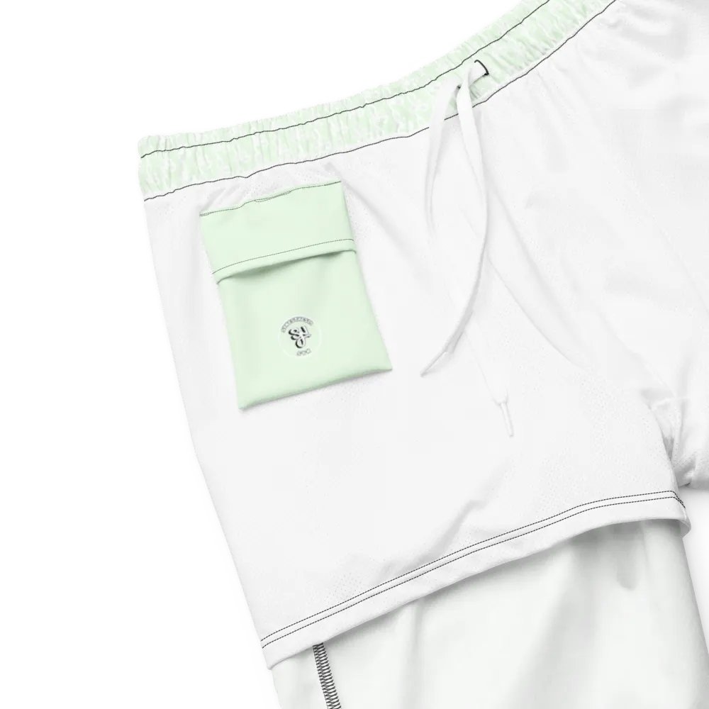 Syn-Stripe Trunks Green/White product image (7)