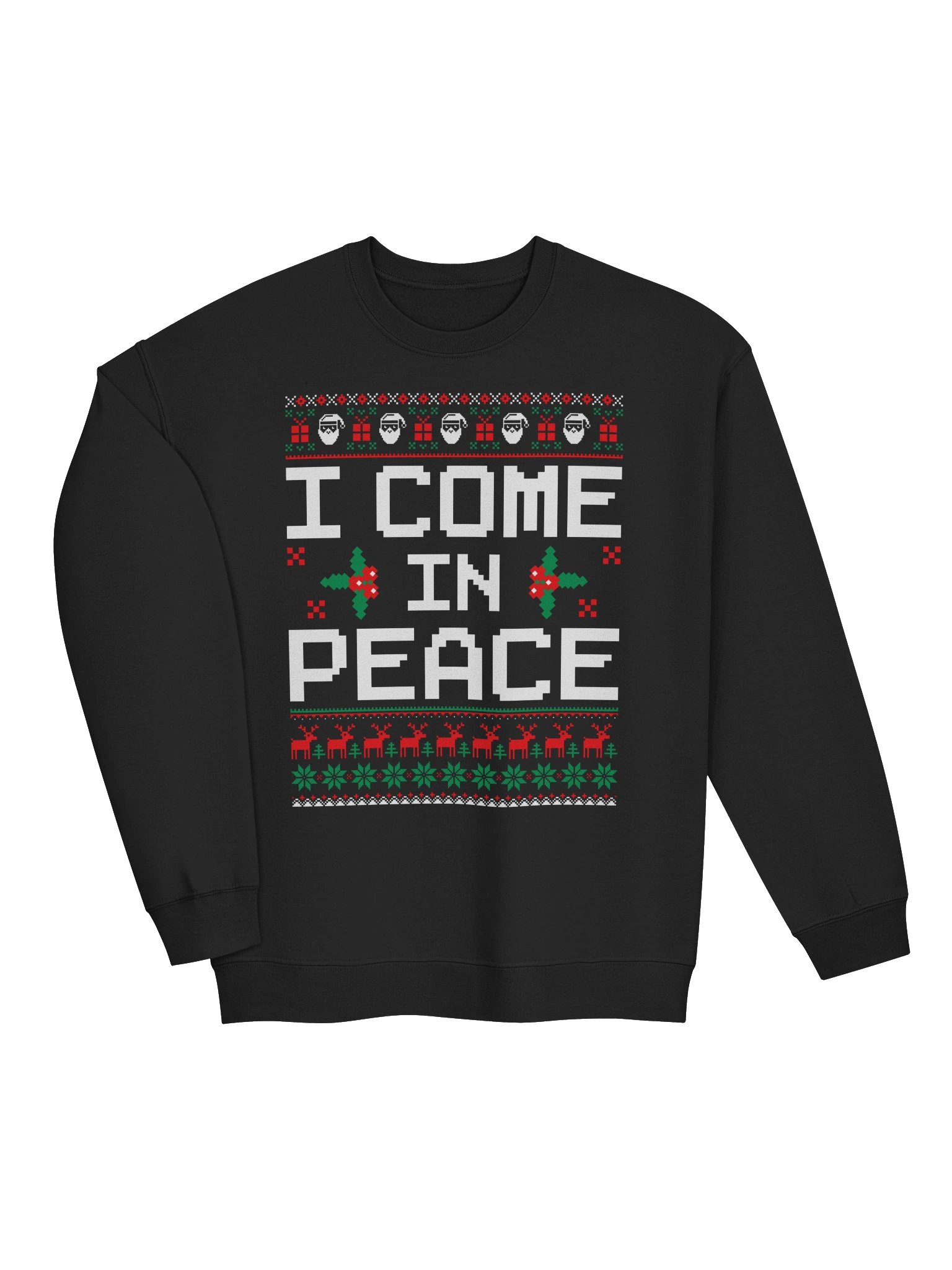 I Come In Peace Ugly Christmas Sweater product image (6)