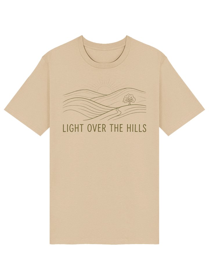 Light Over the Hills – Faith and Hope Organic Cotton T-Shirt product image (2)