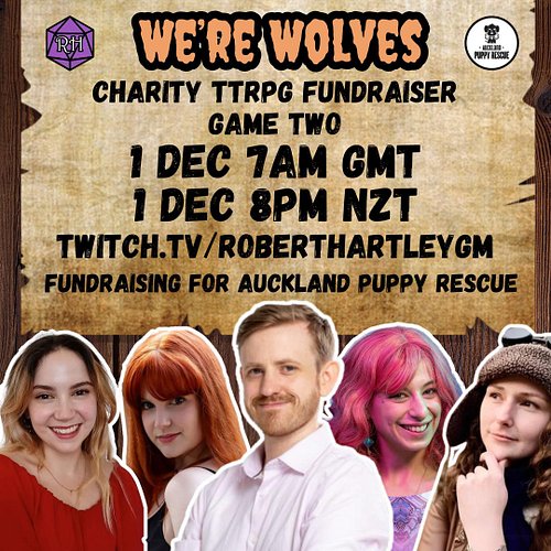 The second group of amazing players have been locked in for We’re Wolves this weekend! They are thephoenixcross, ajwintersvo,...