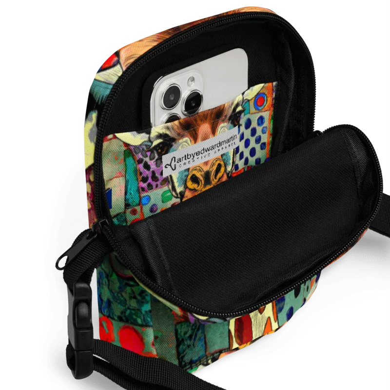Colorful Giraffe Crossbody Bag product image (2)