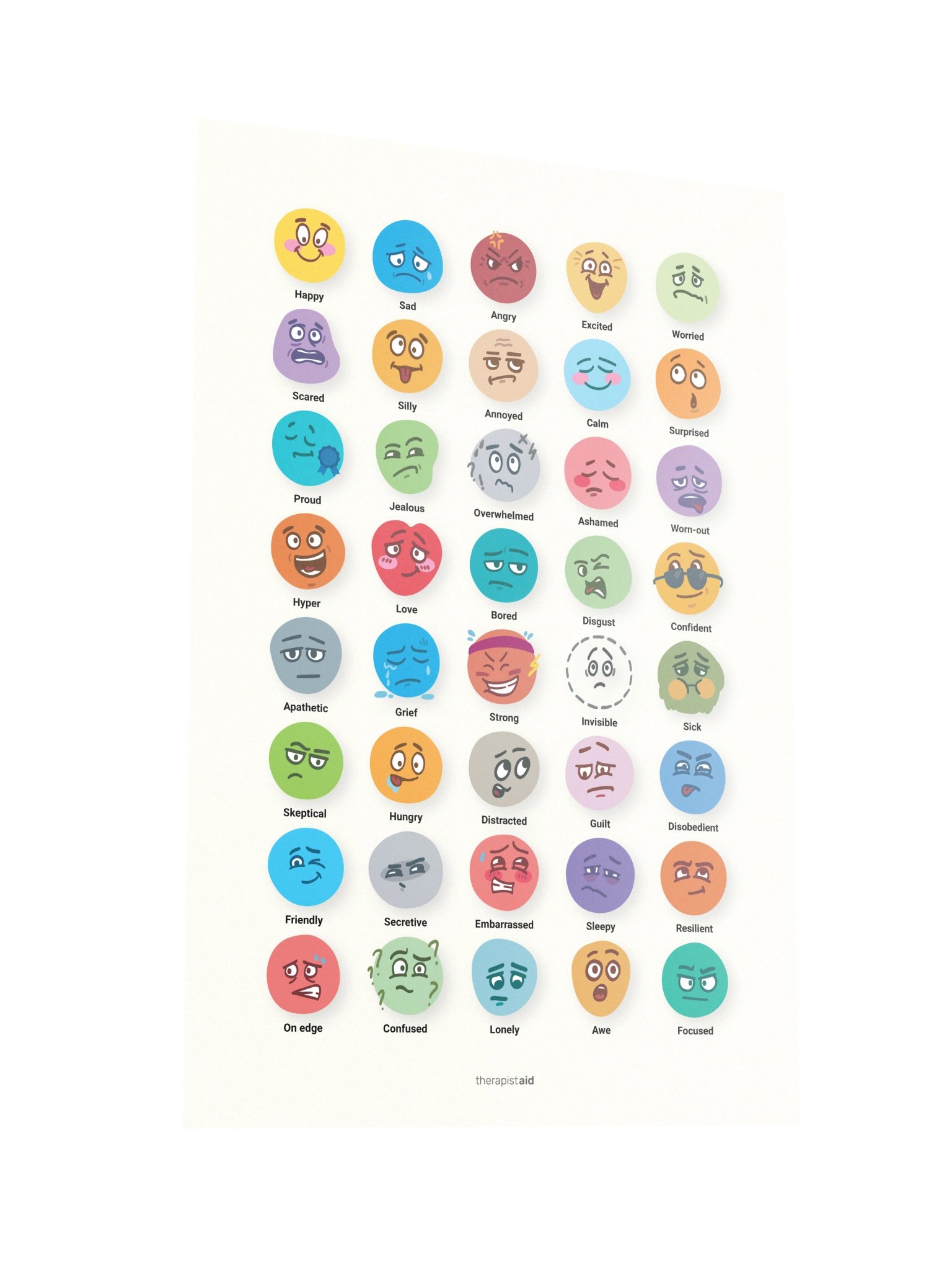 Feelings Faces poster product image (2)