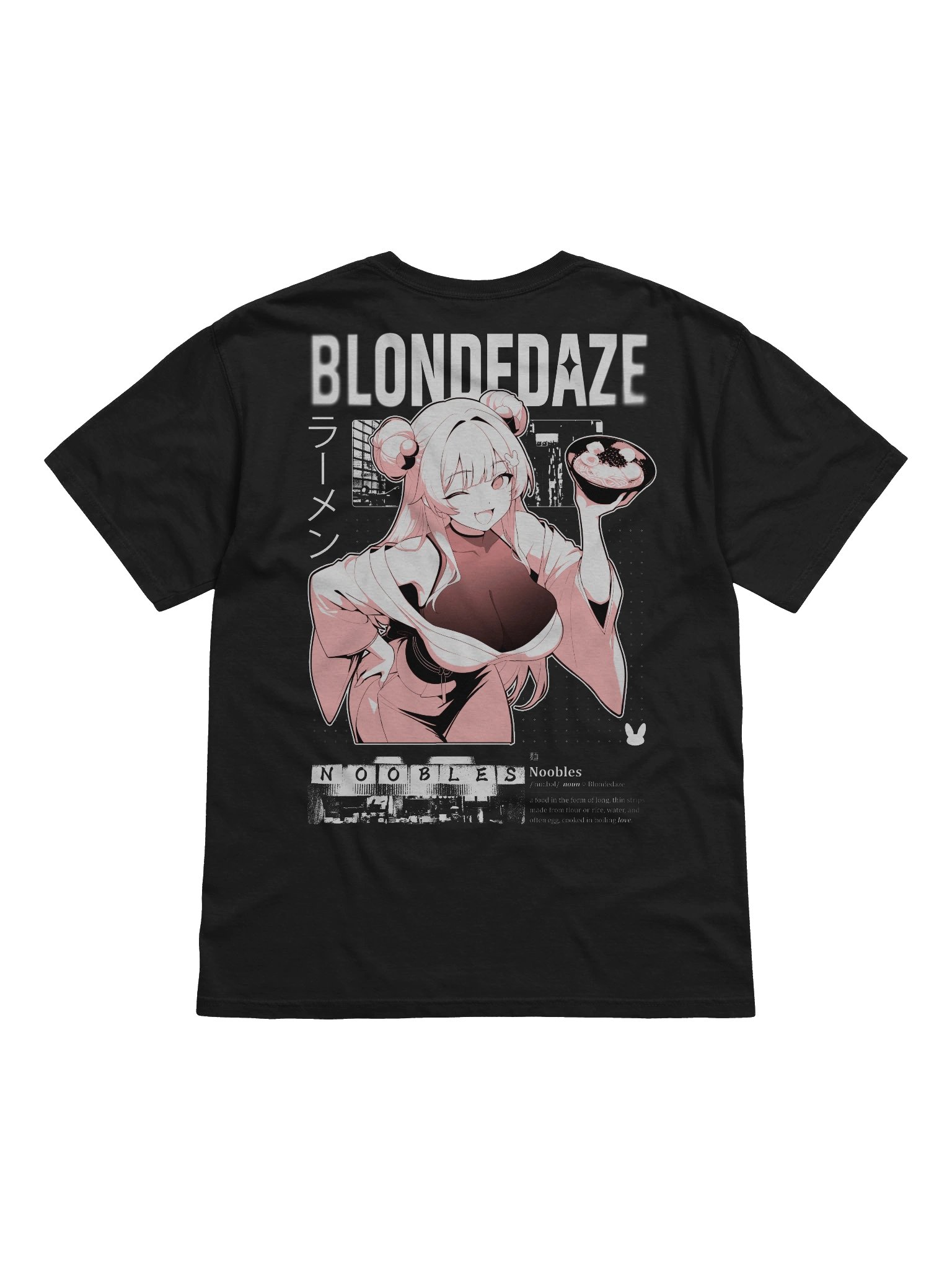 Noobles Tee - Pink - SFW edition product image (3)