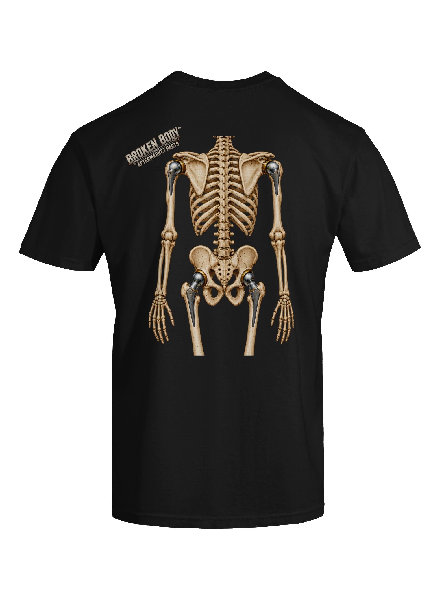 Shoulder & Hip Replacement Shirt — The $40 Million Man™ Double Replacement | Broken Body™ product image (12)