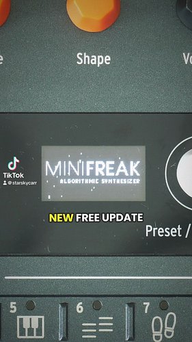The @arturia_official Minifreak V5 update was a pleasant surprise. You can now upload your own samples and wavetables. 

So I...
