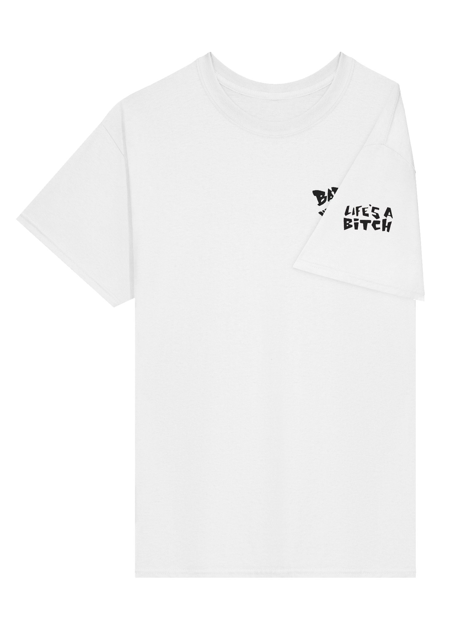 Bad Back Club Small Logo - White T Shirt product image (3)