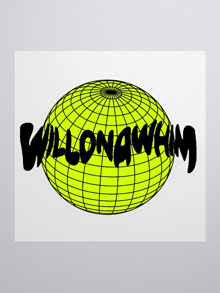 WILLONAWHIM GLOBAL MIND STICKER product image (1)