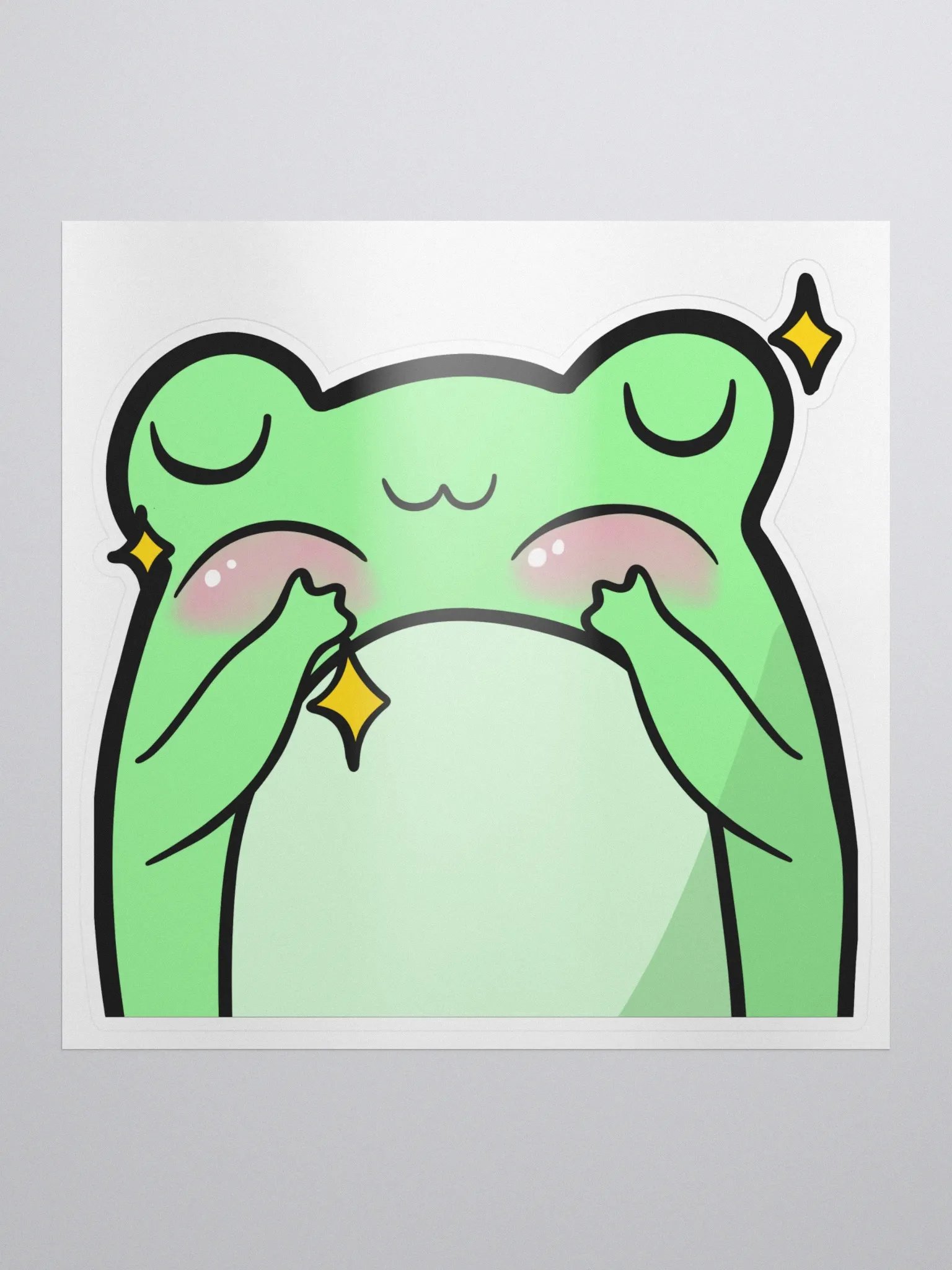 Frog Blush Sticker product image (1)