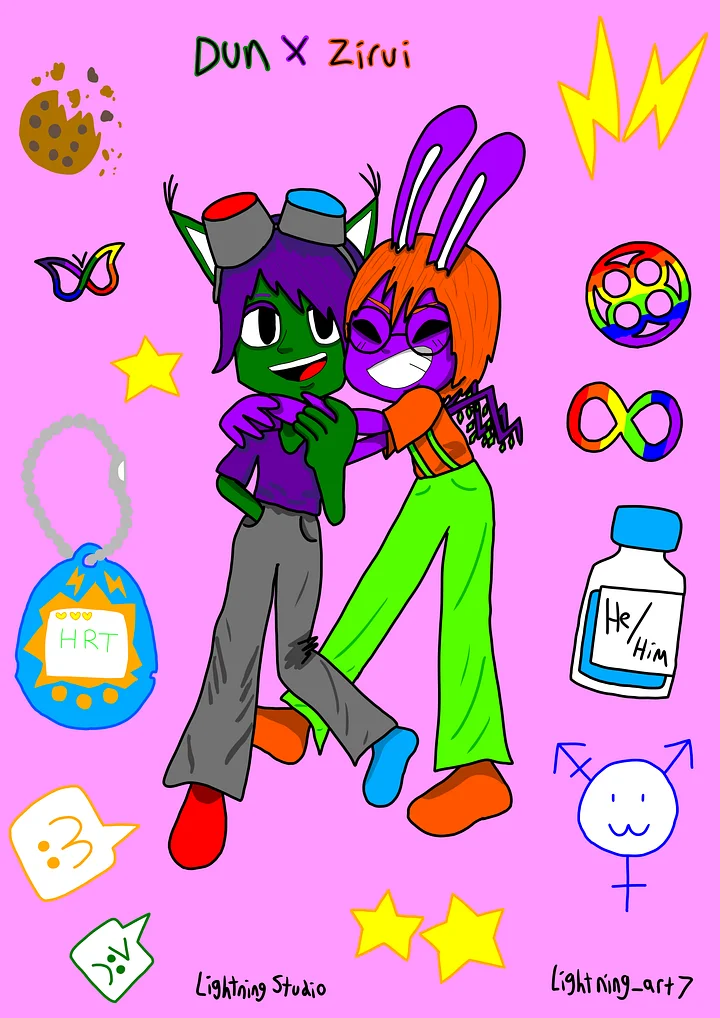 Dun X Zirui sticker sheet product image (1)