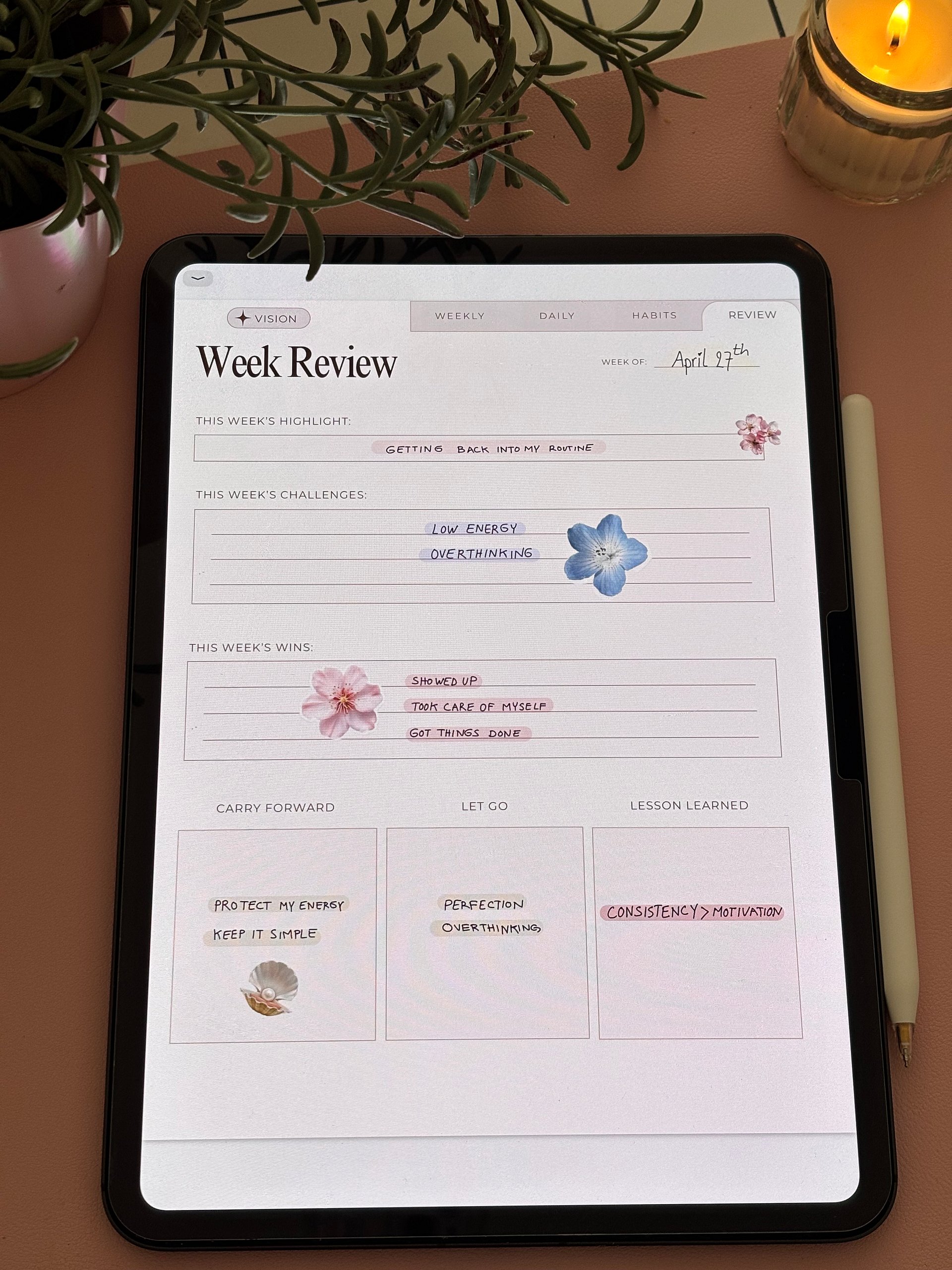The Intentional Week Planner product image (6)