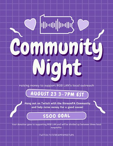 Our first online event is starting this weekend! Join us on Twitch for community night! 4 hours of Jackbox shenanigans and go...