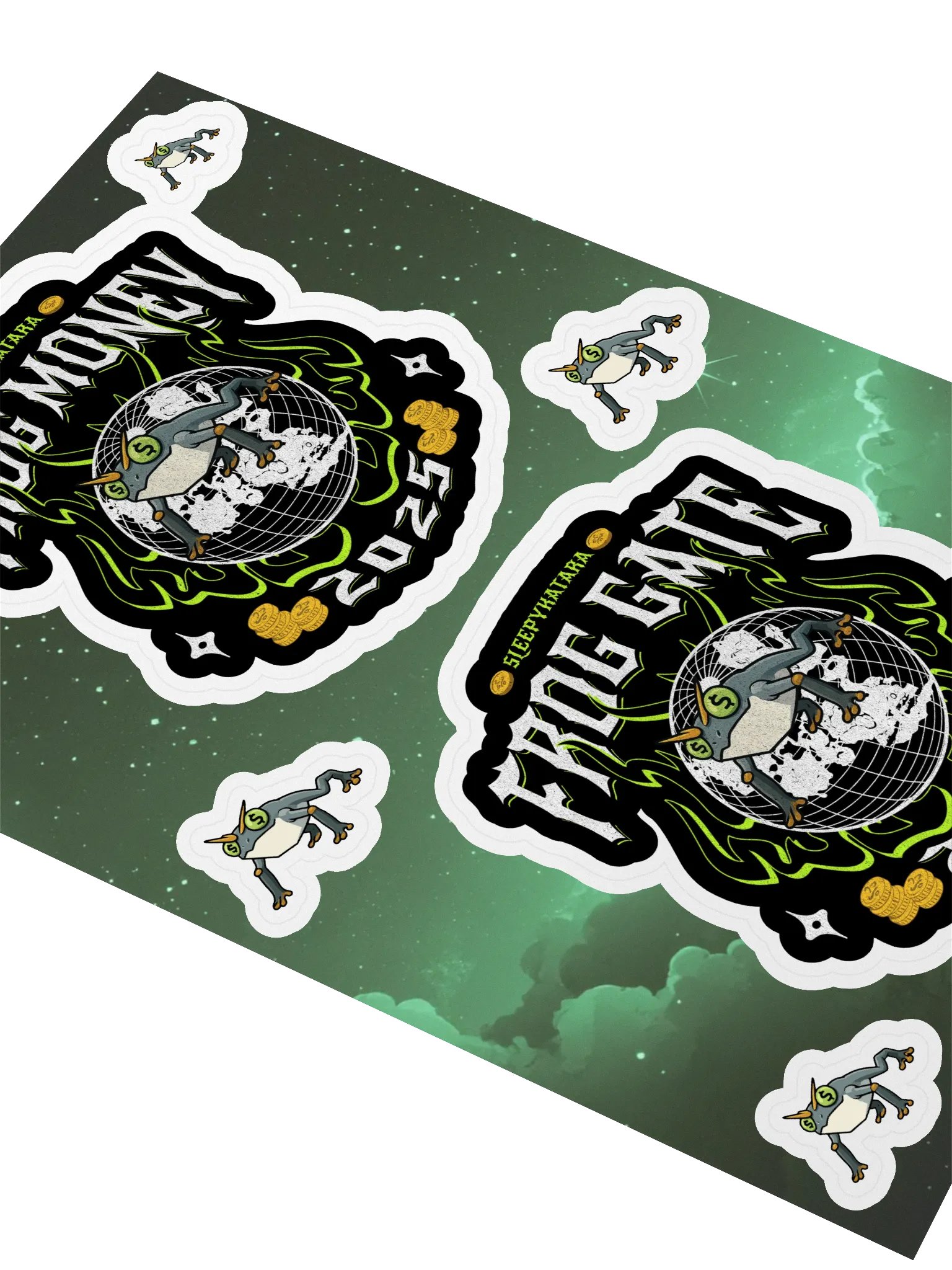 FROGMONEY2025 Sticker Sheet product image (3)