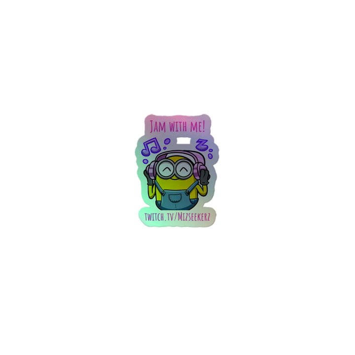 Jam with MizSeekerz Holographic Sticker product image (1)