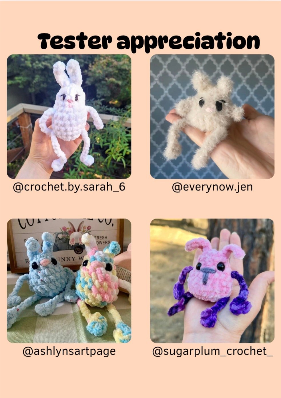 Pull-hare pdf pattern US terms product image (3)