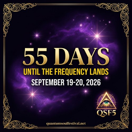 55 DAYS until the frequency lands. ✦

Quantum Soul Fest 2026 is approaching. September 19-20 in Missouri City, Texas — two da...