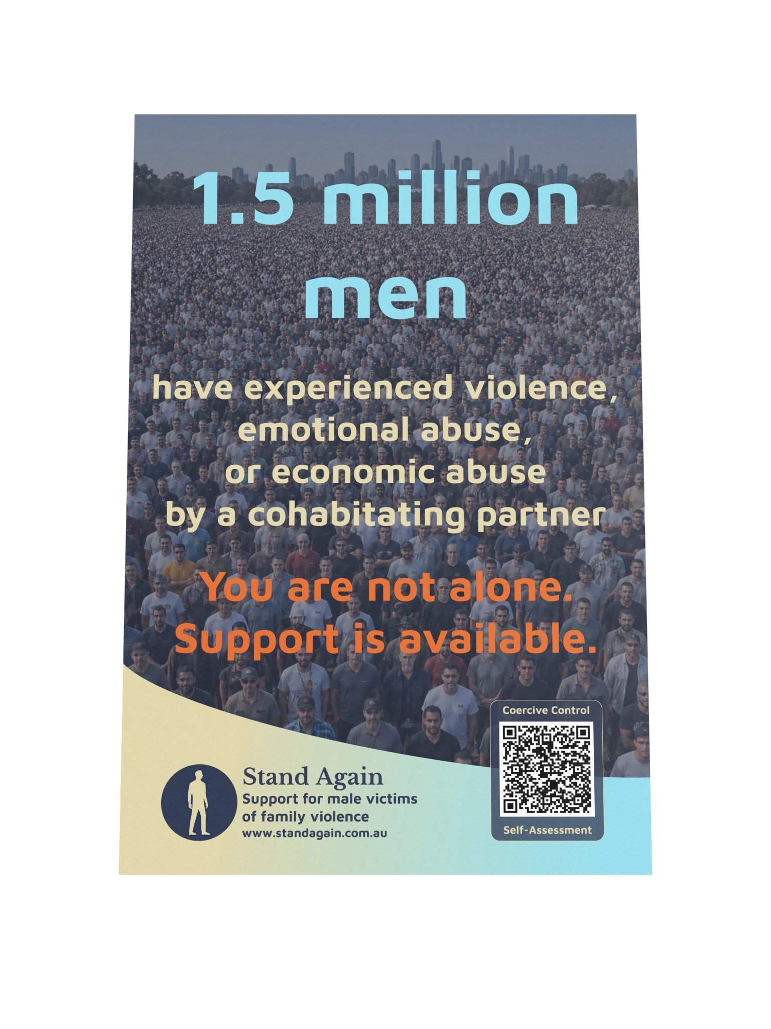Poster E: "1.5 Million Men" product image (1)
