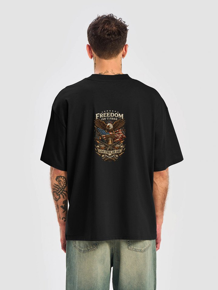 Land of the Brave — Vintage Eagle Oversized Tee product image (2)