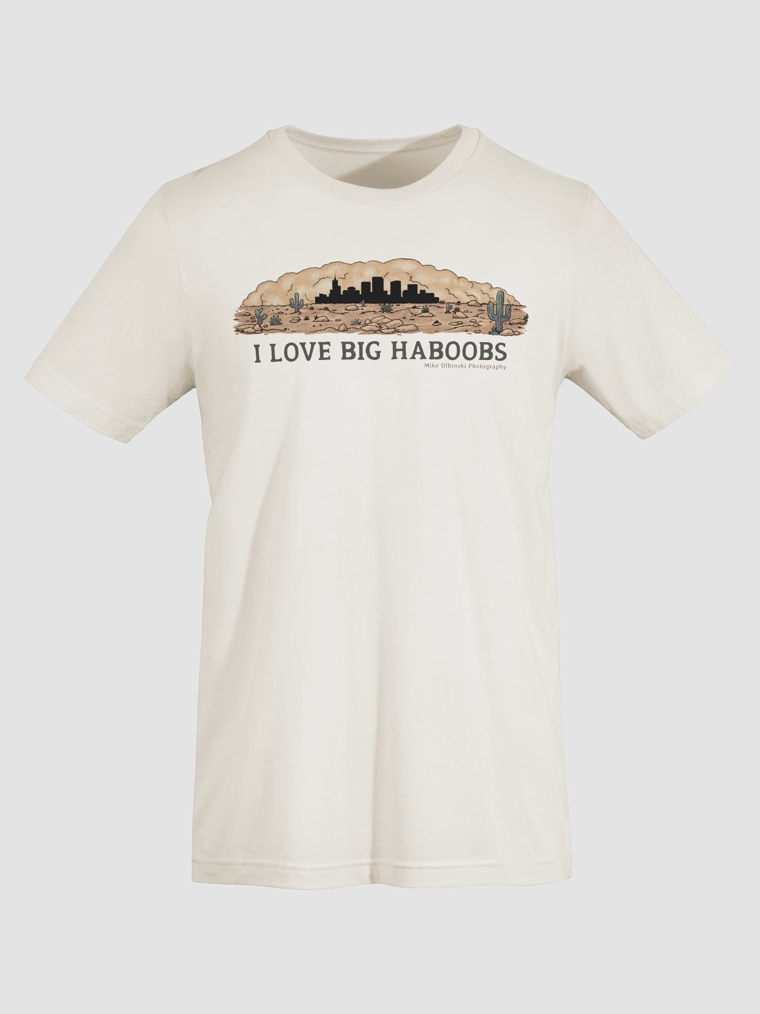 "I Love Big Haboobs" - T-Shirt Dark Text Mode product image (72)