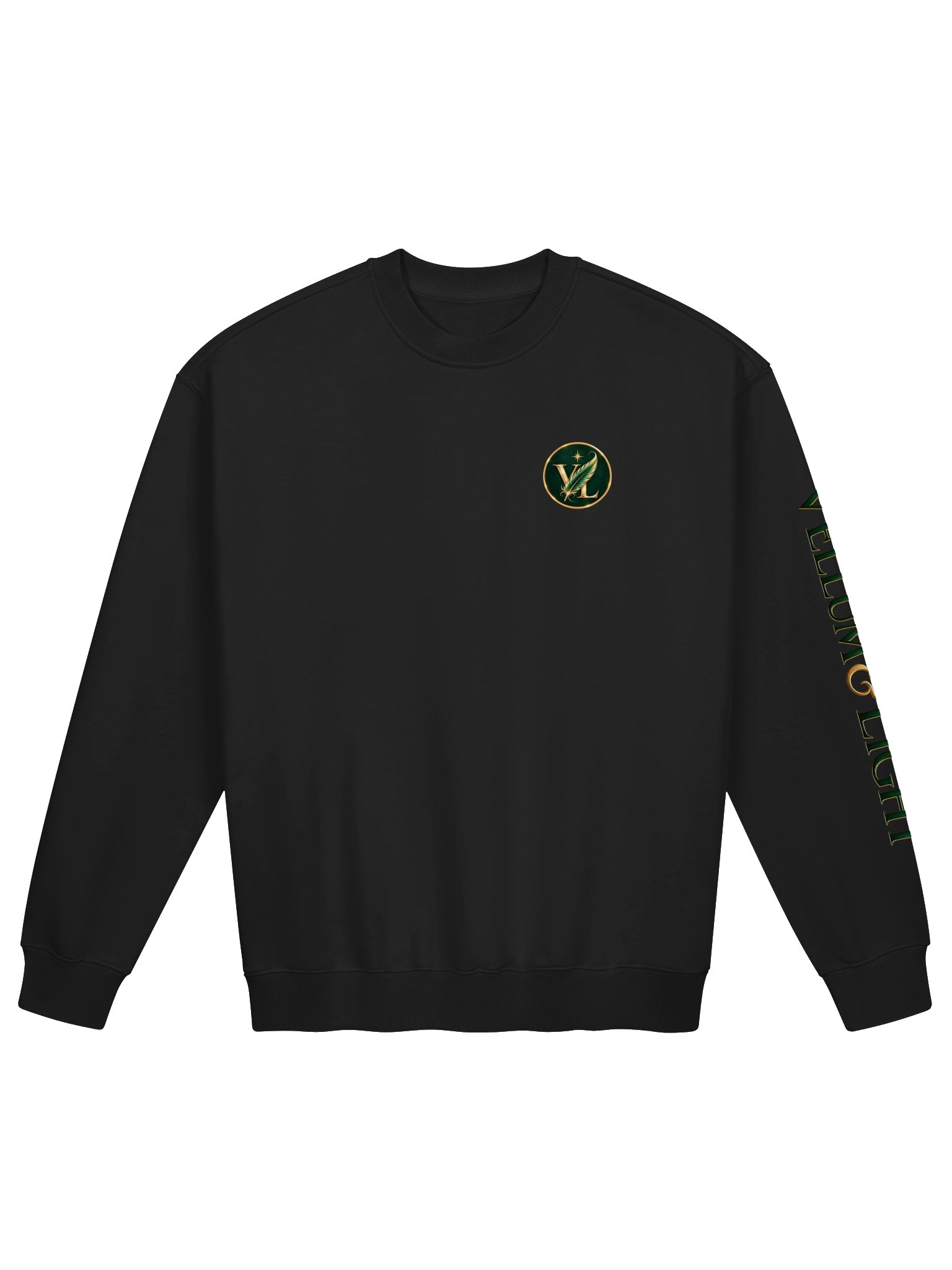 V&L Media Mark Gold Emblem French Terry Crewneck product image (4)