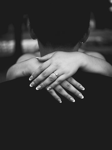 “Two hearts in love need no words.”