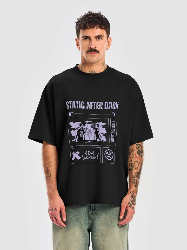 Zine Punk Organic Oversized Cotton Tee product image (1)