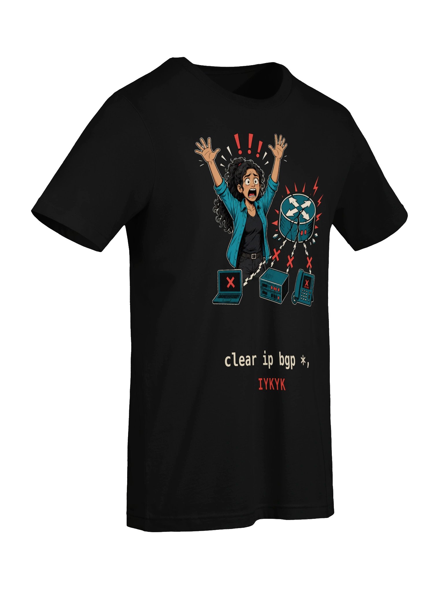 clear ip bgp * — IYKYK Tee (version 6) product image (7)