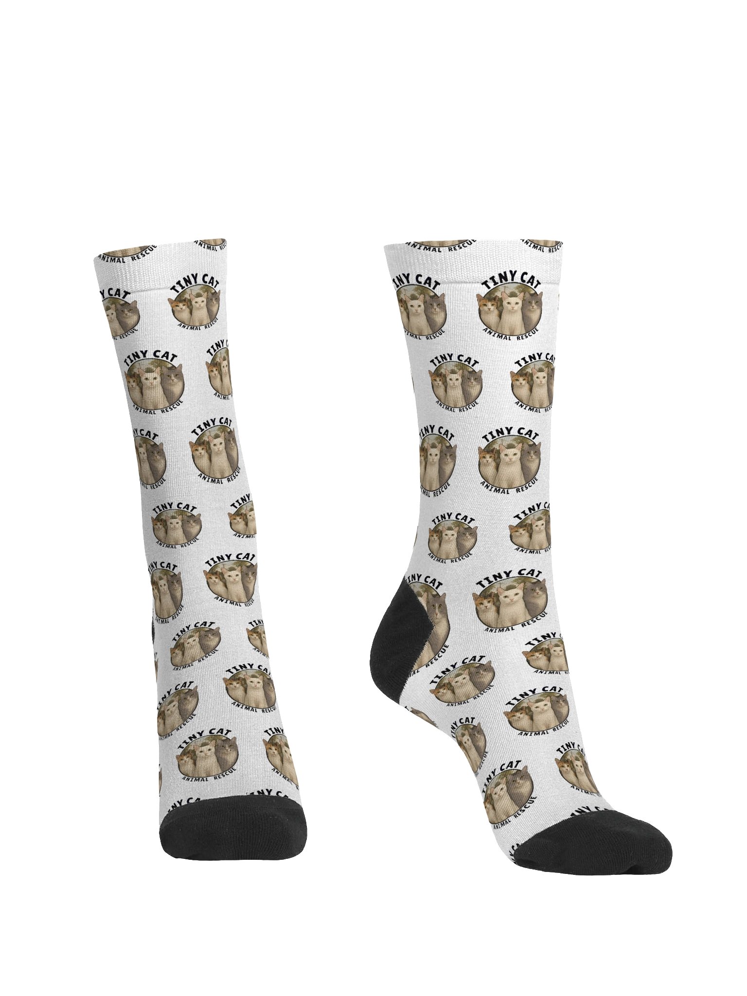Tiny Cat Logo Socks I product image (2)