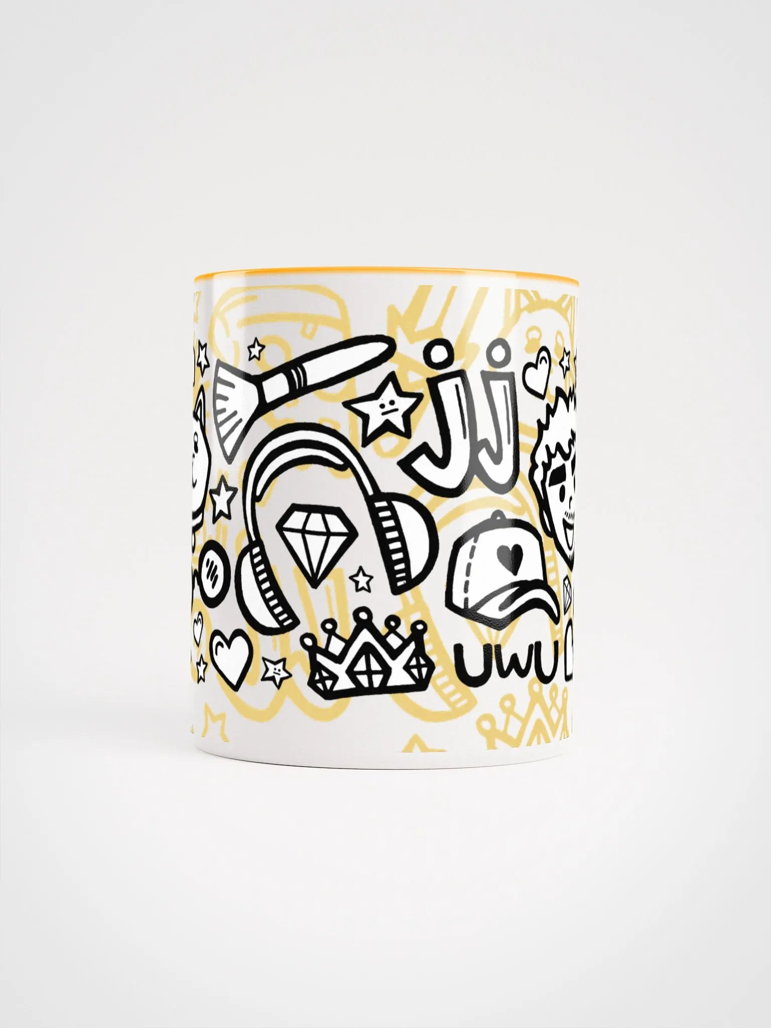 J-Doodle Mug (Sunflower) product image (3)