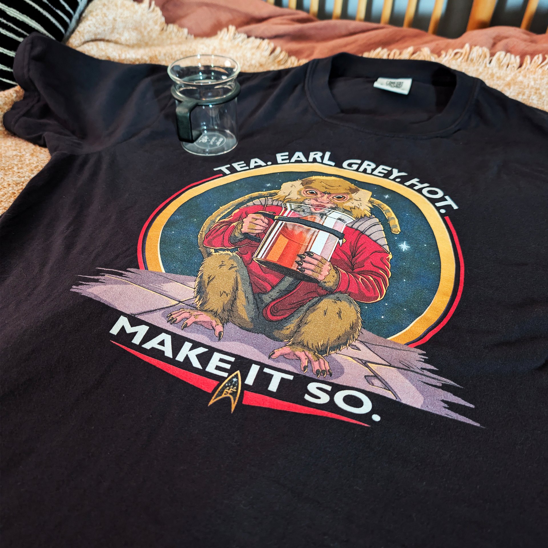 Picard Marmoset Staring T-Shirt product image (3)