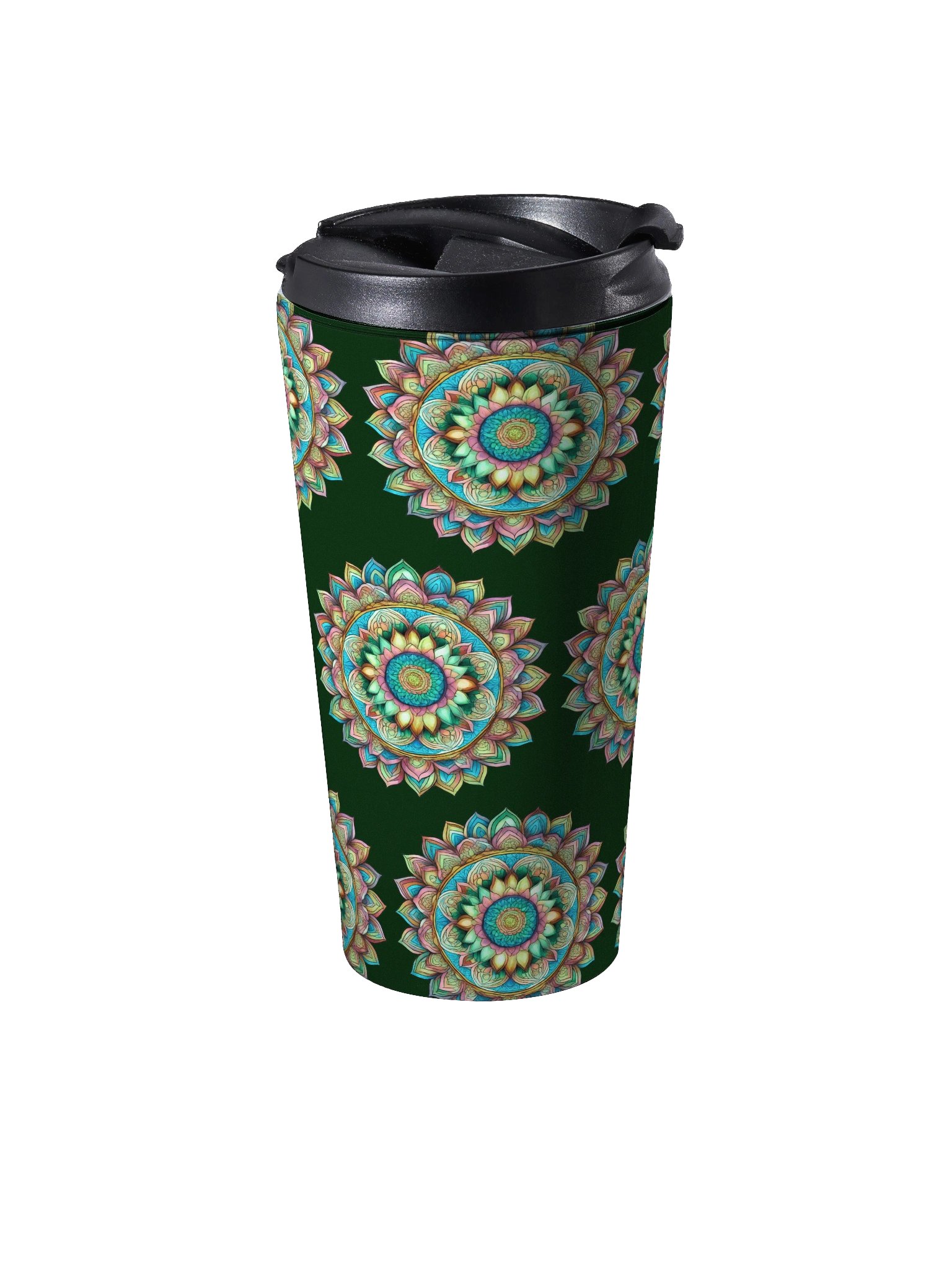 Autumn Bloom Mandala - Stainless Steel Travel Mug product image (3)