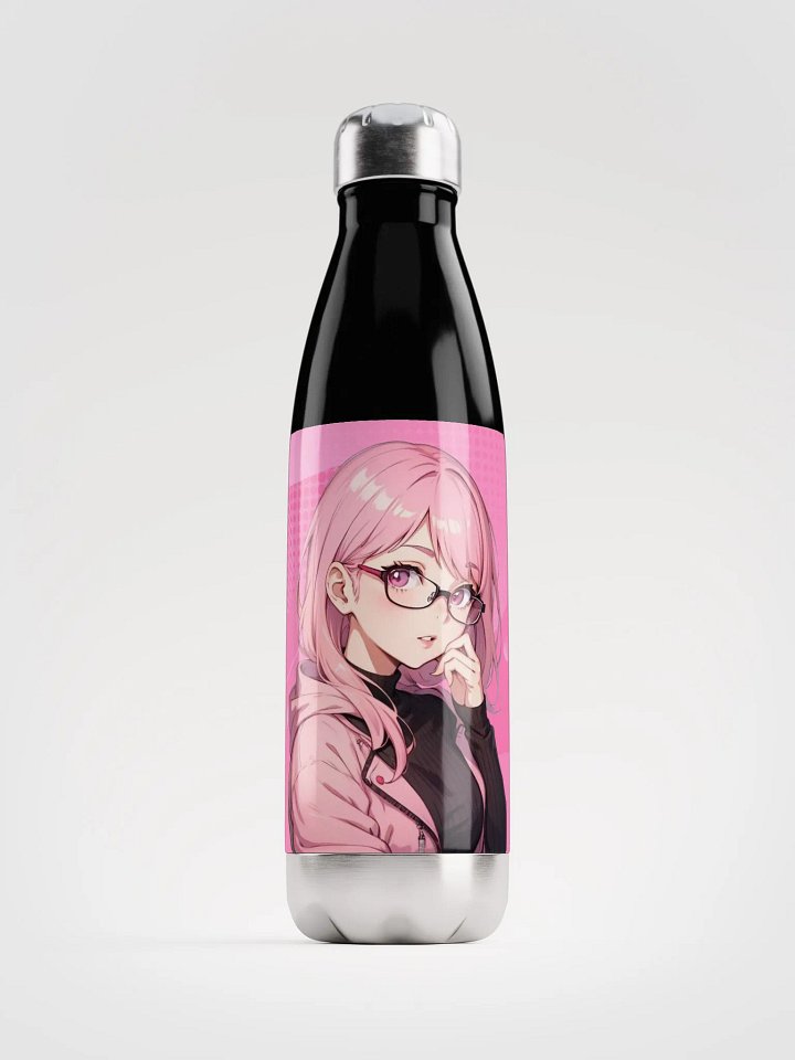 (PINK WAIFU) K Stainless Steel Water Bottle product image (1)