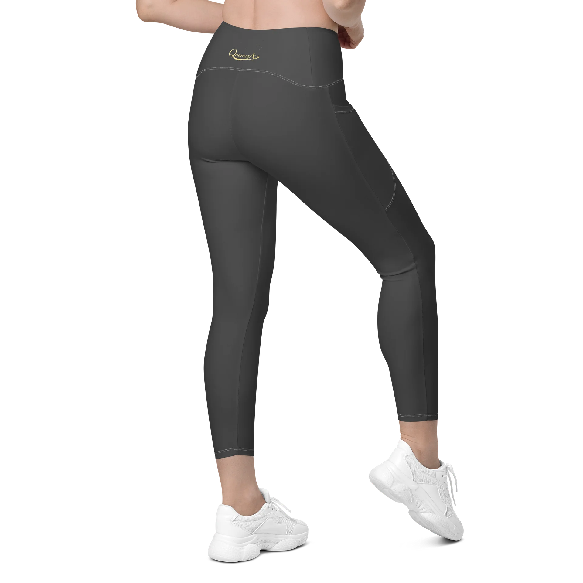 Gray Leggings with Pockets product image (8)