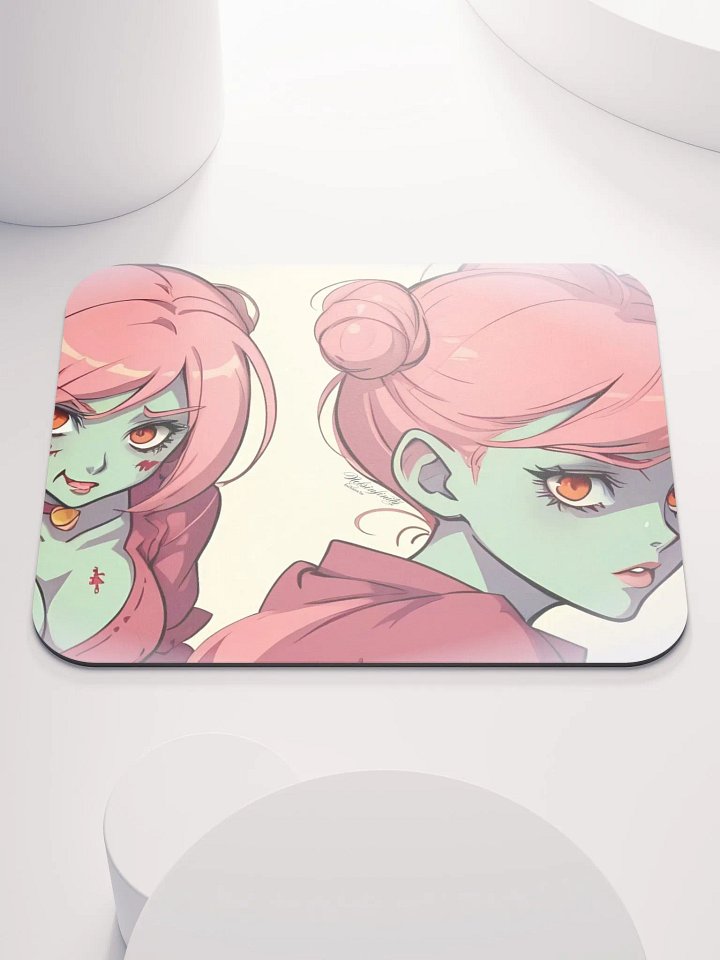 V1 Zombie Anime Expression Mouse Pad product image (1)