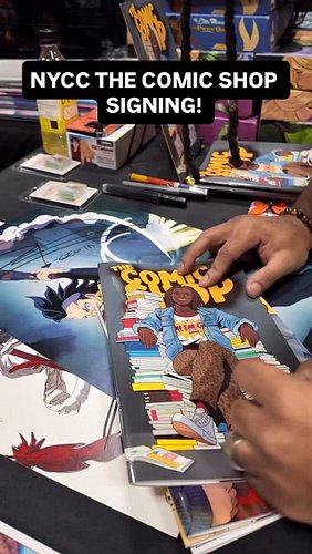 NYC SHOWED TF OUT! Thank you all for coming out to our NYCC comic book signing with Zeno Robinson and our friends at Lifeline...