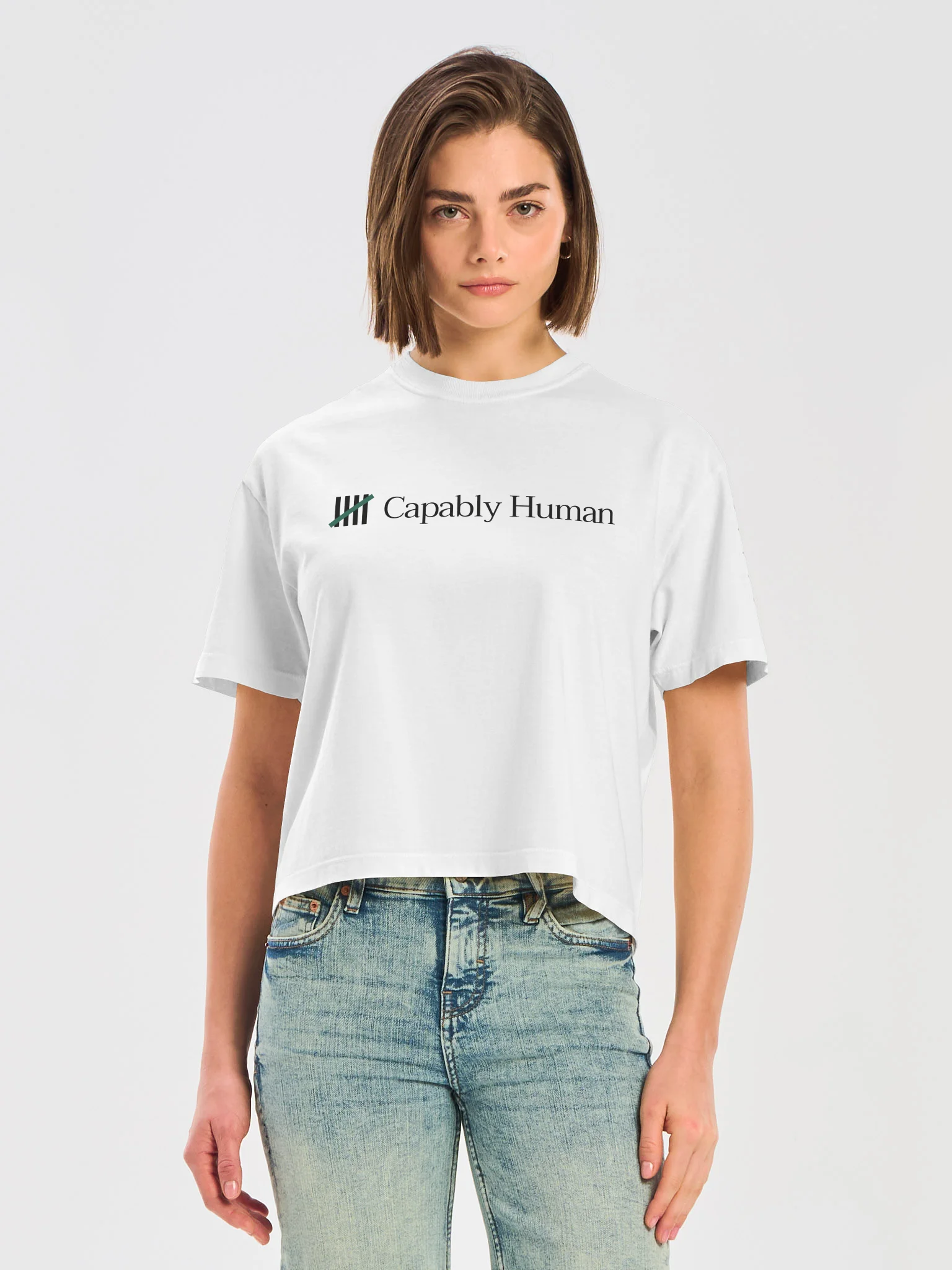 Capably Human - Women's Heavyweight Boxy T-Shirt product image (2)