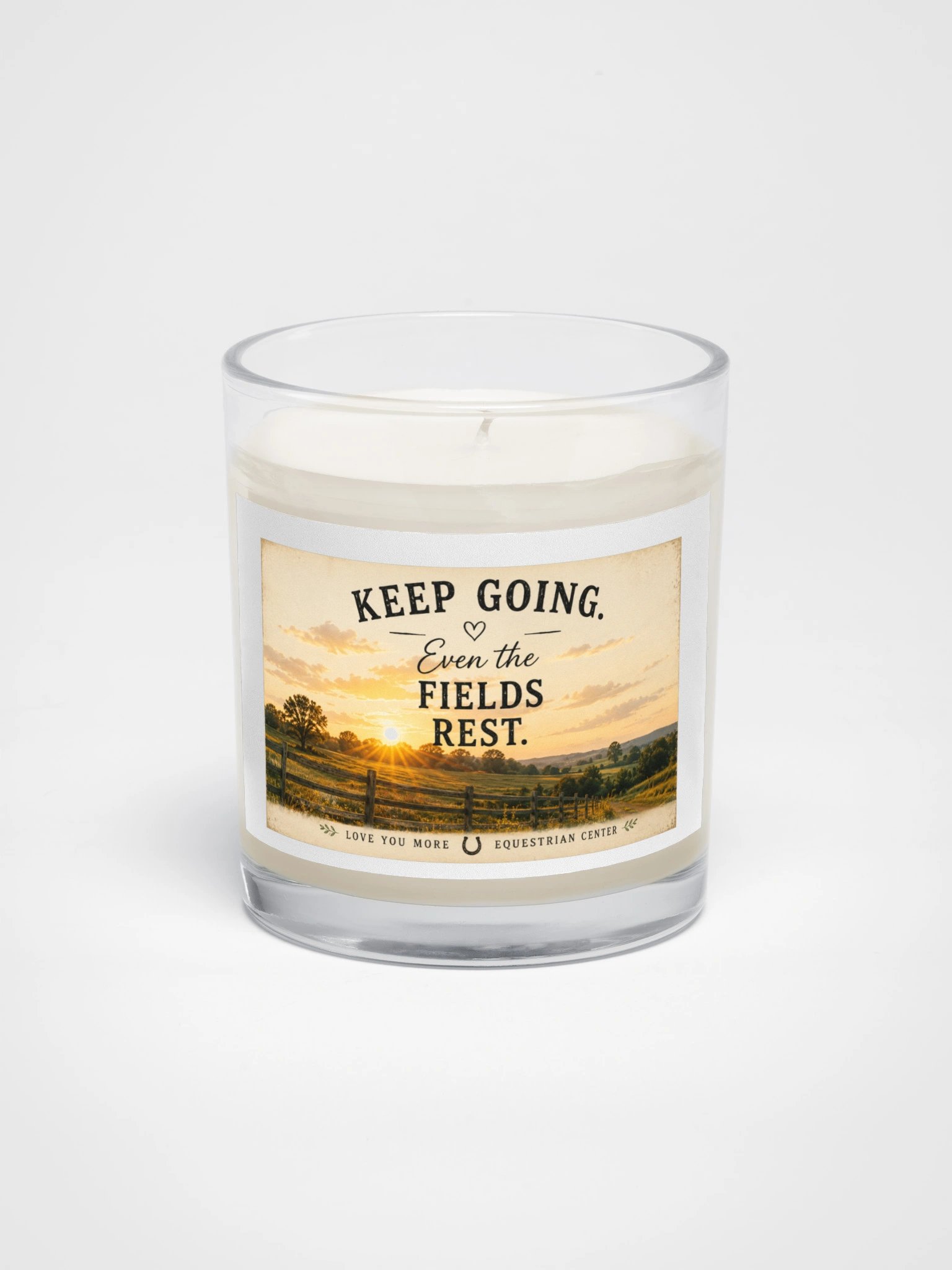 Keep Going. Even the Fields Rest. Soy Candle product image (1)