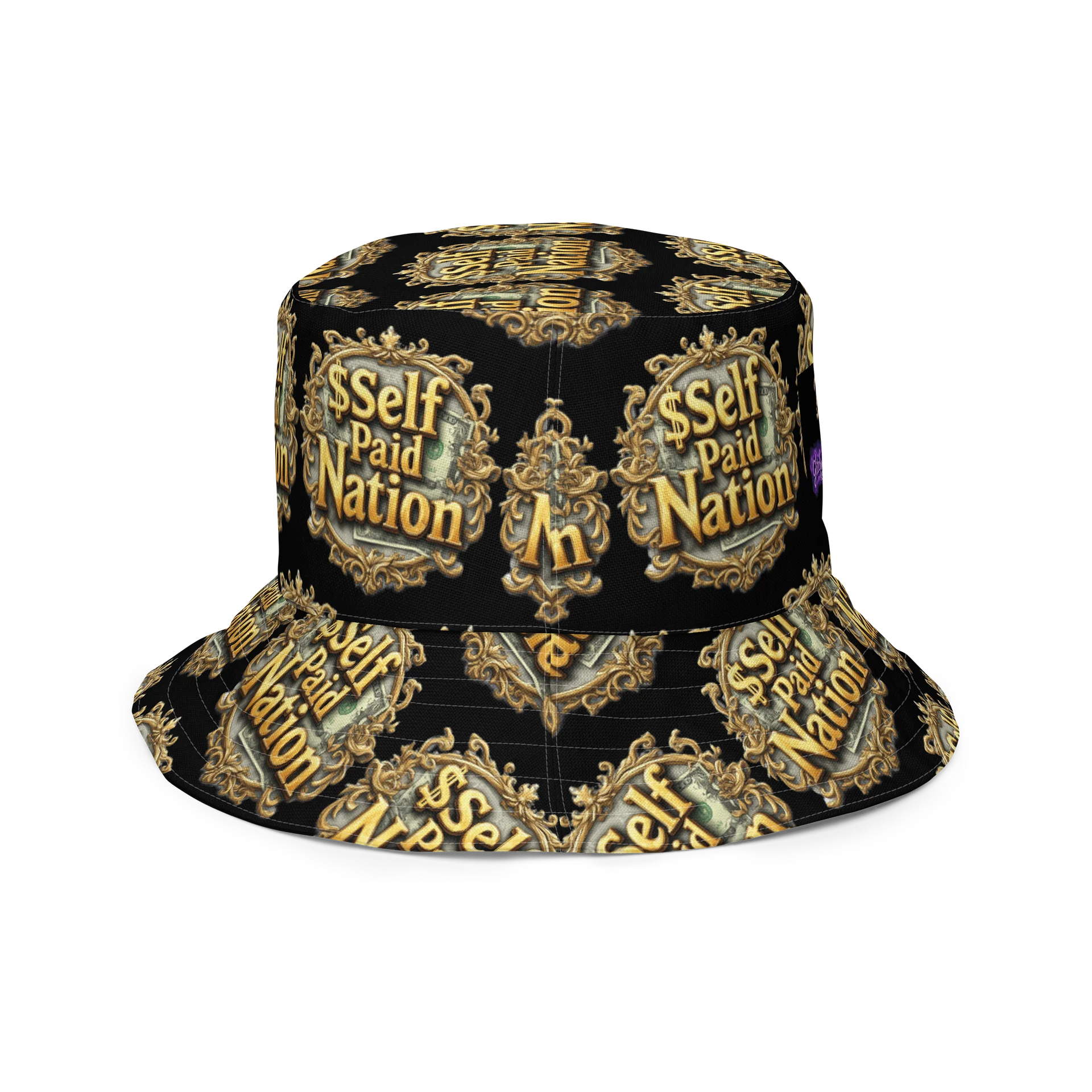 Vintage Currency Reversible Bucket Hat product image (4)