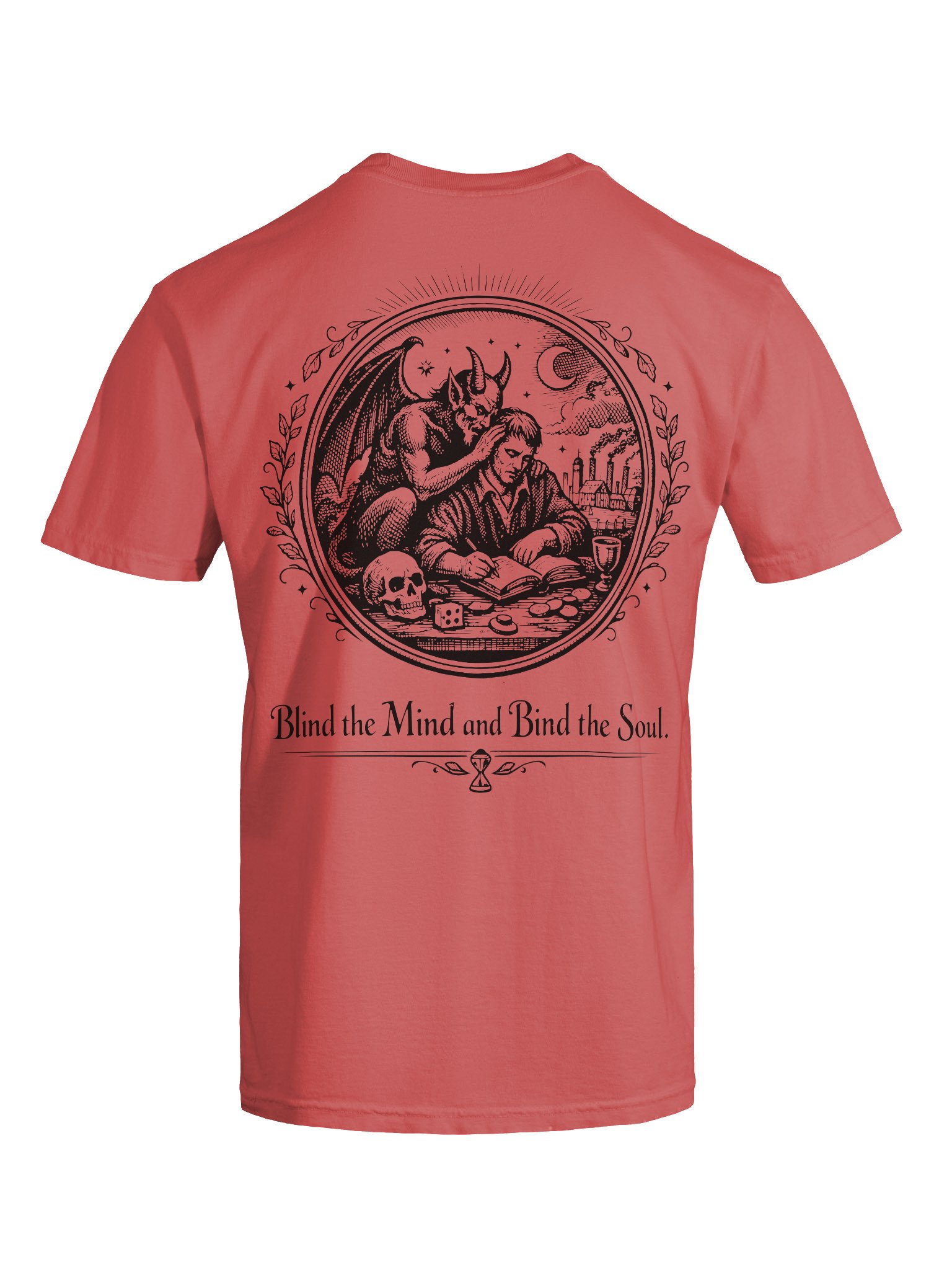 Blind the Mind (Black on White/Color) (Back) product image (7)