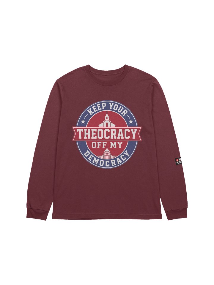 Keep Your Theocracy Off My Democracy - Supersoft Long Sleeve Tee product image (13)
